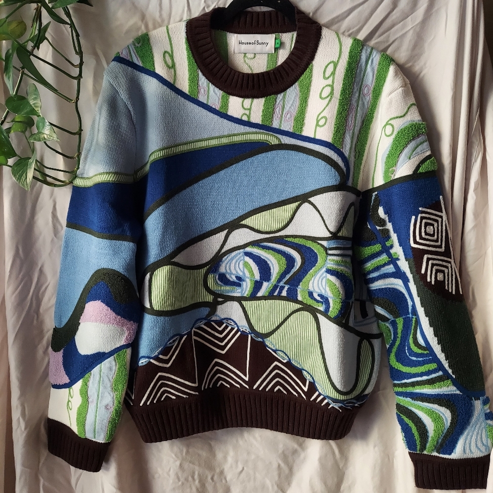 House of Sunny Hypnotise Landscape Jumper